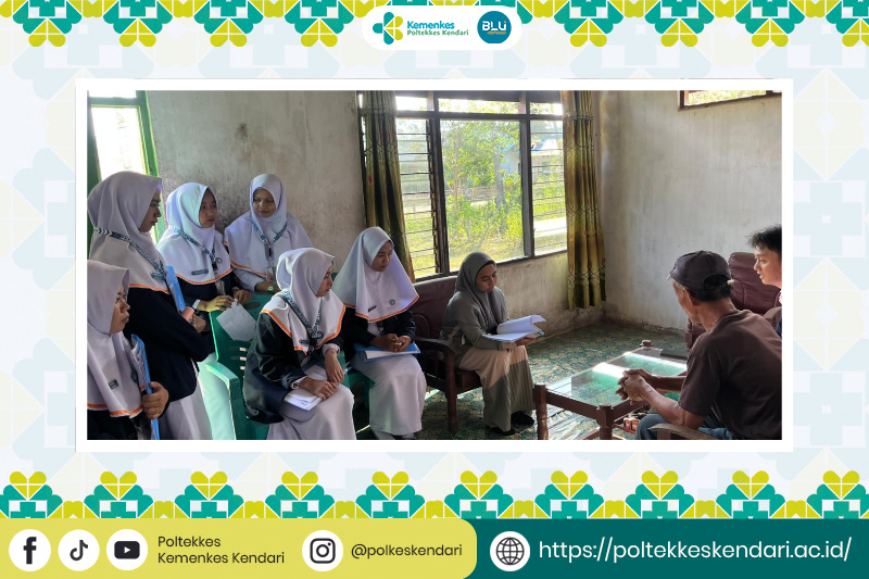 Edukasi dan Terapi Keperawatan pada warga dengan resiko PTM Desa lalowaru Moramo Utara