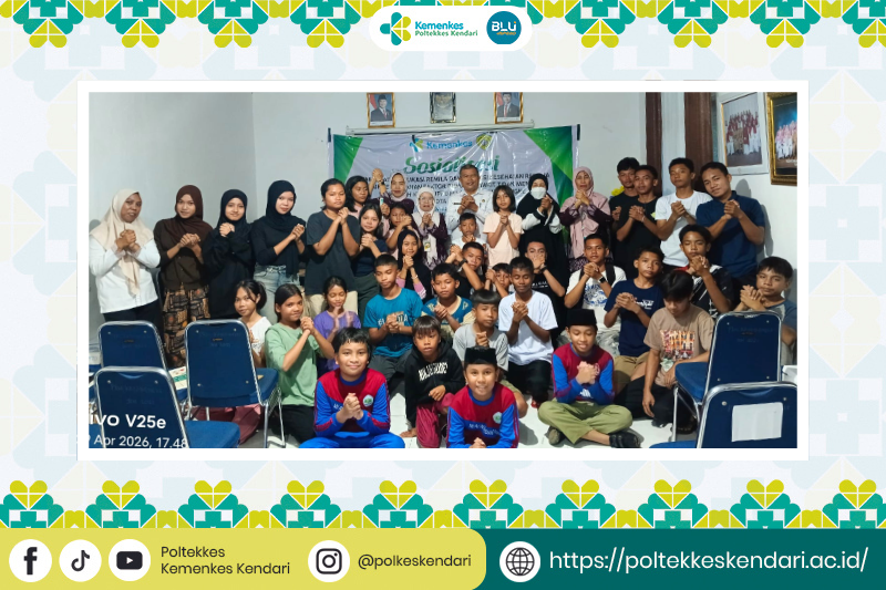 Dosen Poltekkes Kemenkes Kendari Gelar Pengabdian Masyarakat Sosialisasi Aplikasi REMILA dan Edukasi Kesehatan Remaja di Puskesmas Katobengke Baubau